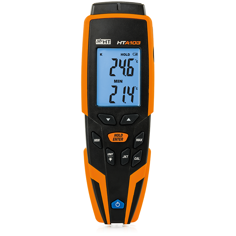 HTA103 Thermometer for measuring temperature with K/J-type probe
